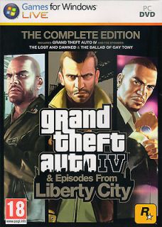 GTA Grand Theft Auto IV 4 & and Episodes from Liberty City Complete 