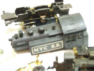 AS IS LOT of Marx HO Hudson 0 4 0 steam switcher parts