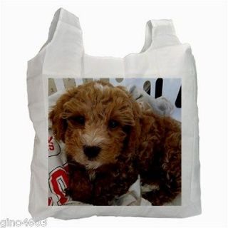   Labradoodle Puppy Dog Eco friendly Green Shopping Tote Bag Reusable