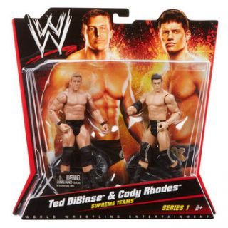 WWE 2 Pack Figures   Ted Dibiase and Cody Rhodes   Toys R Us   Action 