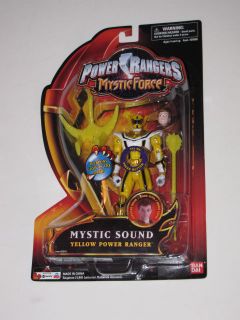 Power Rangers YELLOW MYSTIC FORCE SOUND Figure Super Sentai MAGIRANGER 
