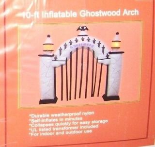 Airblown Inflatable 10 FT Ghostwood Arch Halloween Yard Decor NIB