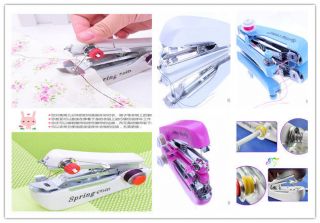   Portable Embroidery Cordless Hand held Clothes Stitch Sewing Machine