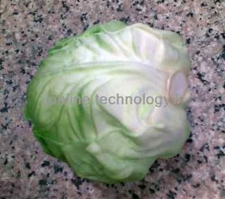   round cabbage artificial vegetable fake food house kitchen decor 6