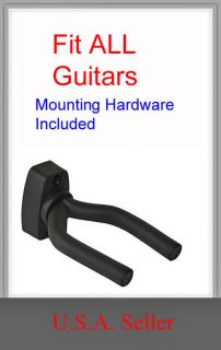 Guitar Wall Hangers Holders Stands Racks FITS most Guitars, Free 