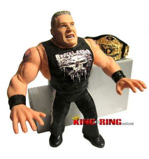 BROCK LESNAR WWE Custom Hasbro Wrestling Figure w/ Ring Steps & Belt 