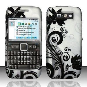 BLACK VINES Protector Hard Snap On Cover Case for NOKIA E71