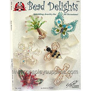 Beading Pattern Book * BEAD DELIGHTS * Jewelry, Pins &+