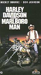 Harley Davidson and the Marlboro Man [VHS] by Mickey Rourke, Don 