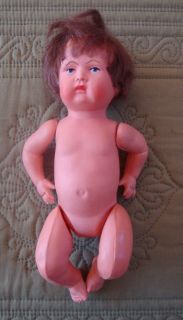 Vintage 7 Baby Doll Made in USA Celluloide Early 1900s