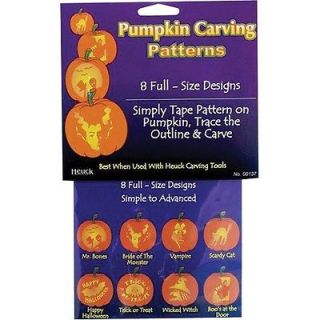 pumpkin carving patterns in Collectibles