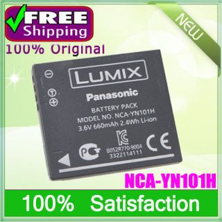   Lumix NCA YN101H Battery DMC FH DMC FP FX FS S1 S3 3.6V 660mAh