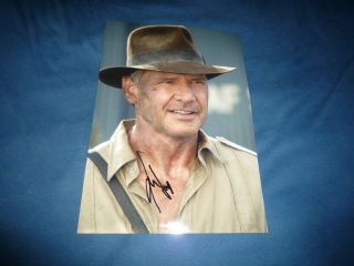 HARRISON FORD signed autograph 8x11 (20x28 cm) In Person INDIANA 