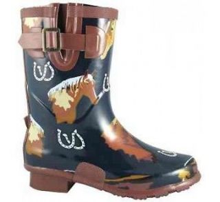 NEW Smoky Mountain Boots   CHILDS   Western Horseshoe & Horse Rubber 
