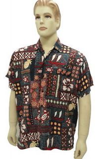   Ultimate Tropical Printed Aloha Hawaiian Shirt XL caftan kaftan dress