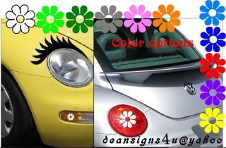   beetle Eyelash eyelashes headlight flower taillight lights cover car