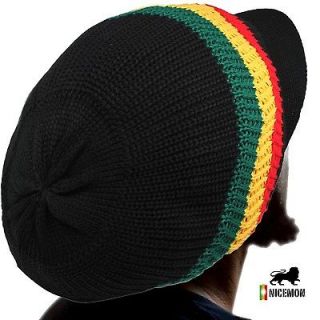 Rasta Roots Irie Natty Dread Cap Hat Selassie Africa Reggae Jamaica 