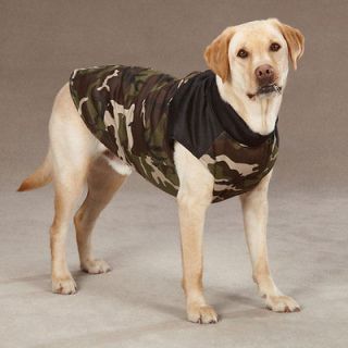 Green camo weather resistant S/M 14L Dog vest coat hunting outdoor 