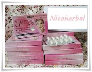   Glutathione Super Strong 9000 Mg White Skin Fast Capsules 100% Result