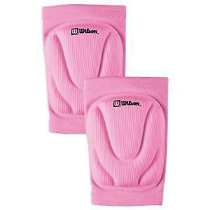  Junior Sz Set of 2 PINK Volleyball KNEE PADS Cushioned Foam & Sleeve