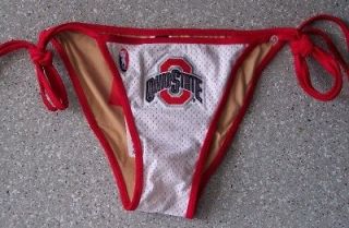 Ohio State Buckeyes Bikini BOTTOMS, NWT, WHITE, SMALL