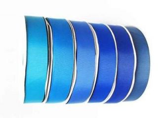 Grosgrain Ribbon 1.5 /38mm. per 5 Yards,ALL shade of Blues colors to 