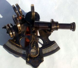 COLLECTABLE BRASS NAUTICAL GERMAN MARINE SEXTANT 3