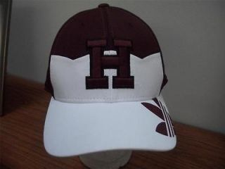 HARVARD University ball cap maroon white adult size ADIDAS embroidered 