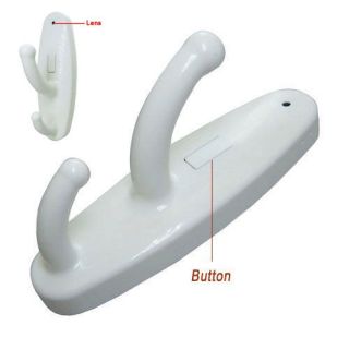   Safety Hidden Spy Motion Activated Clothes Hook Convert Nanny Camera
