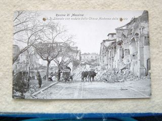 ITALY Rovine di Messina La S. Liberale AFTER 1908 EARTHQUAKE EAR​LY 