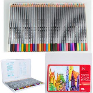 36 Color Artist Water Soluble Drawing Pencil for studio or travel use 