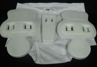 NEW Martin Football Girdle with Hip & Tail Pads Wht