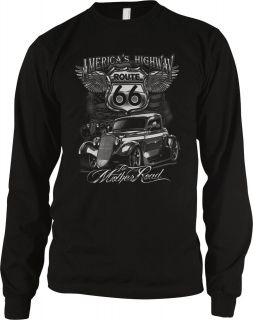 Americas Highway Historic Route 66 The Mother Road Car Graphic Mens 