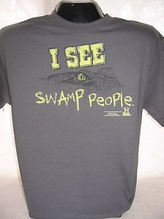 Swamp People History Channel T Shirt Tee Reality TV Show Apparel New 