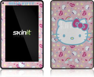Skinit Hello Kitty Pink Hearts Rainbows Skin for  Kindle Fire