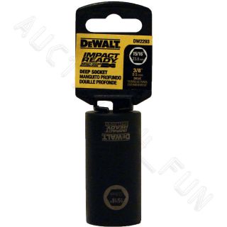 DeWalt DW2293 15/16 Impact Driver Ready Deep Socket NEW 3/8 Drive 