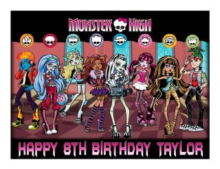 monster high cake images in Holidays, Cards & Party Supply