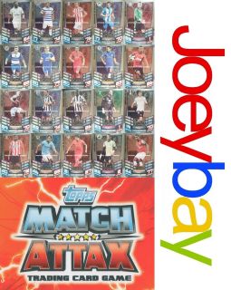 CHOOSE STAR PLAYER 12/13 MATCH ATTAX 2012 2013 PLAYERS FROM ALL 20