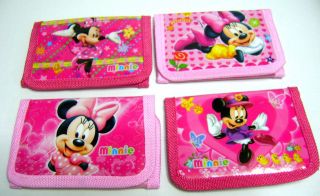 NEW Girl Disney Minnie Mouse Trifold Wallet Purse Birthday Party Favor 