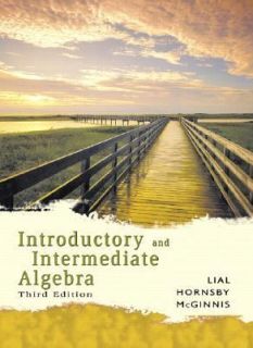   , John Hornsby and Margaret L. Lial 2005, Paperback, Revised