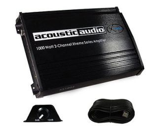Newly listed New Acoustic Audio XS1002 1000 Watt 2 Channel Power Car 