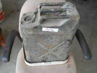 1951 Dated Jerry Can by Radio Steel w/ Can Holder, Used, Fair, M38 