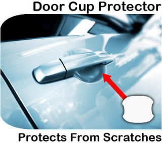Clear Car Cup / Door Handle Paint Scratch Protection Film   4 x 