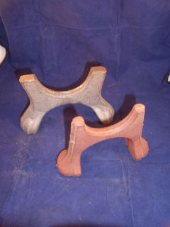 PAIR Radiator Feet For Cast Iron Reclaimed Rads, Traditional Style 