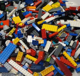 500 * Clean LEGO Bricks Blocks Baseplates Wheels BULK Parts LOT