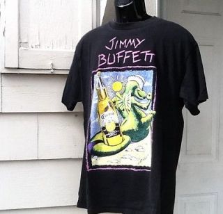 Vintage 1994 Black XL Jimmy Buffett Fruitcakes On Tour Tee Shirt By 