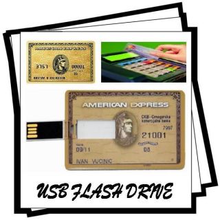   Design 8GB 4G Credit Card Shaped USB 2.0 Flash Drive Memory Stick U309