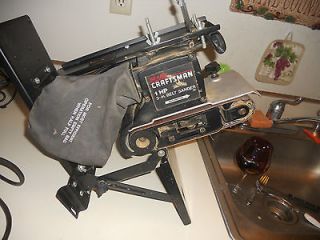 Newly listed Craftsman 1 HP Belt Sander With Dust bag