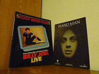 BILLY JOEL ROOT BEER RAG 1983 PIANO MAN LOT X 2 CONCERT 1974 LIVE BIG 