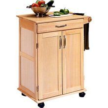 Home Styles 5040 95 Kendall Kitchen Cart w/Wood Top